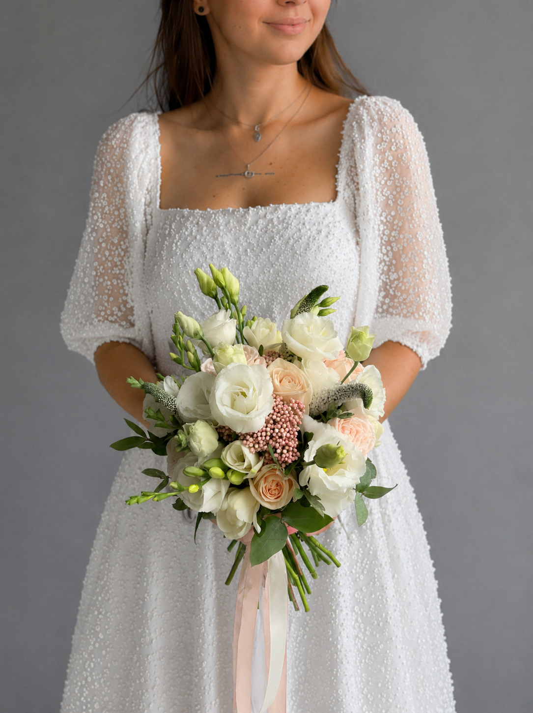 Buy Wedding bouquet №678 at the price of $61.18 from LaVanda Kyiv